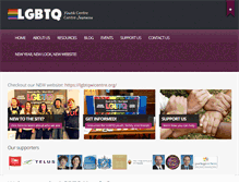 Tablet Screenshot of lgbtqyouthcentre.ca